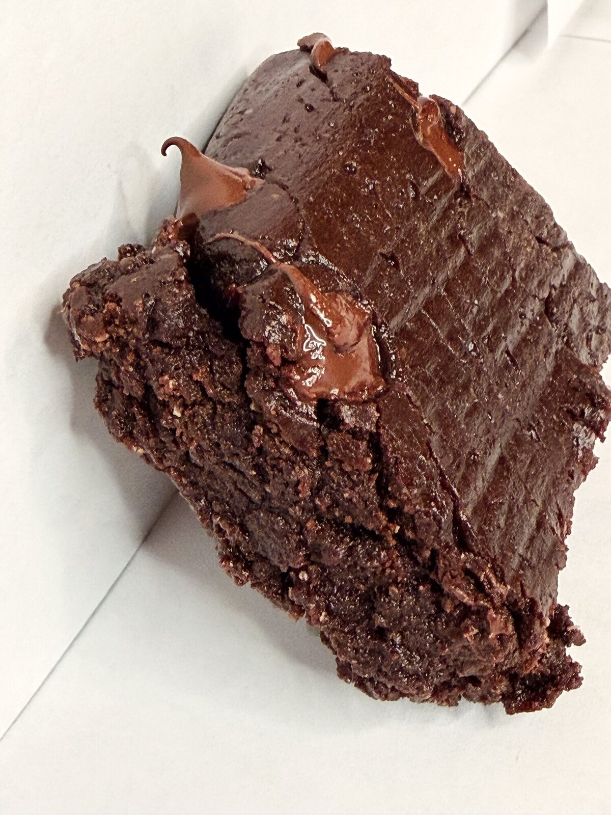 The LifeMaxx protein brownie, fresh from a small-batch bake